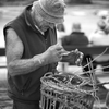 Traditional Lobster Pot Making - Newquay Harbour, Cornwall