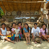 In Baclayan we visited Marilyn Tupas, who with a group of 22 Mangyan women basket weave and share the income.