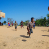 Mangyan people playing basketball on top of a mountain! Baclayan, Mindoro, Philippines